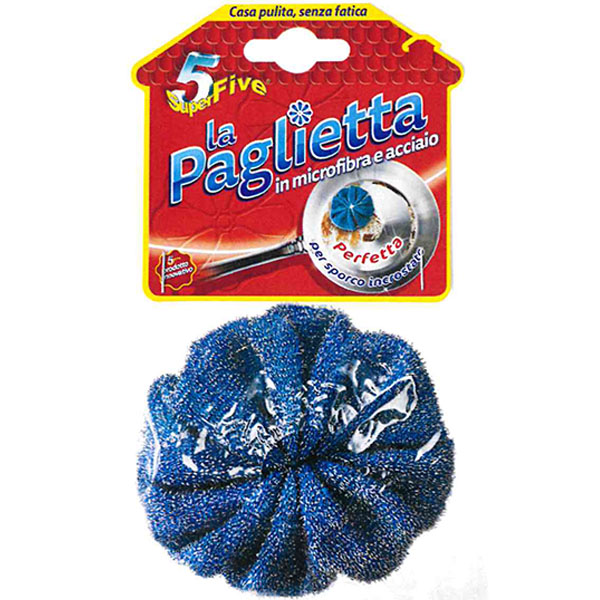 Superfive la Paglietta in Microfibra e Acciaio - SUPERFIVE